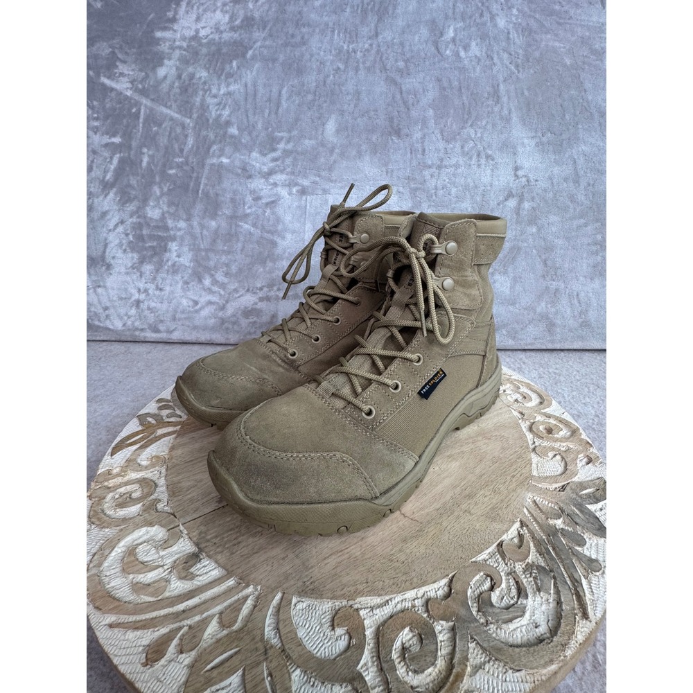 Free Soldier Mens Tactical Combat‎ Boots Coyote Tan Suede Nylon Hiking Mid Top